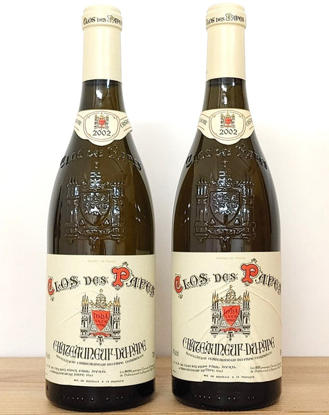 (Vivino 4.2/5) - 2002, Clos des Papes, Chateauneuf-du-Pape, Blanc, Rhone (Last few bottles)