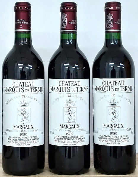 (Vivino 4.3/5) - 1989, Chateau Marquis de Terme, Margaux, Bordeaux (Last few bottles)
