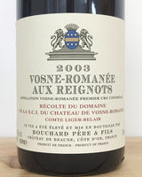 2003, Bouchard Pere &amp; Fils, Vosne-Romanee Premier Cru, Aux Reignots, Burgundy