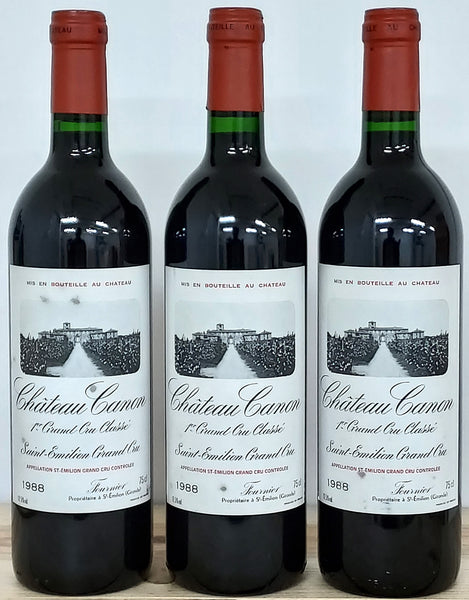 (Vivino 4.4/5) - 1988, Chateau Canon, Saint-Emilion, Bordeaux (Last few bottles)