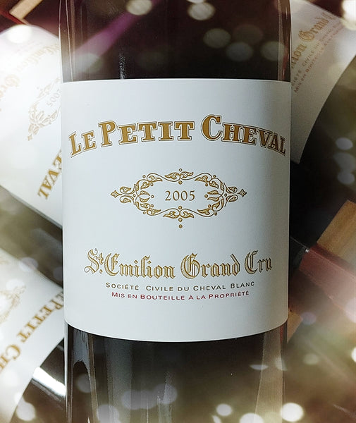 (WA 93) - 2005, Le Petit Cheval, Saint-Emilion, Bordeaux (Second label of Chateau Cheval Blanc)
